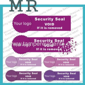 Tamper Proof Shipping Security Labels 